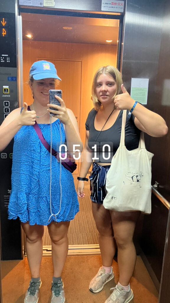 Laura en ik 's ochtends