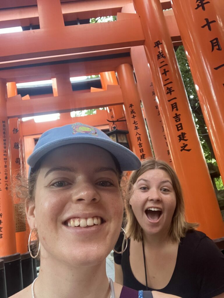 Laura en ik gedurende de dag