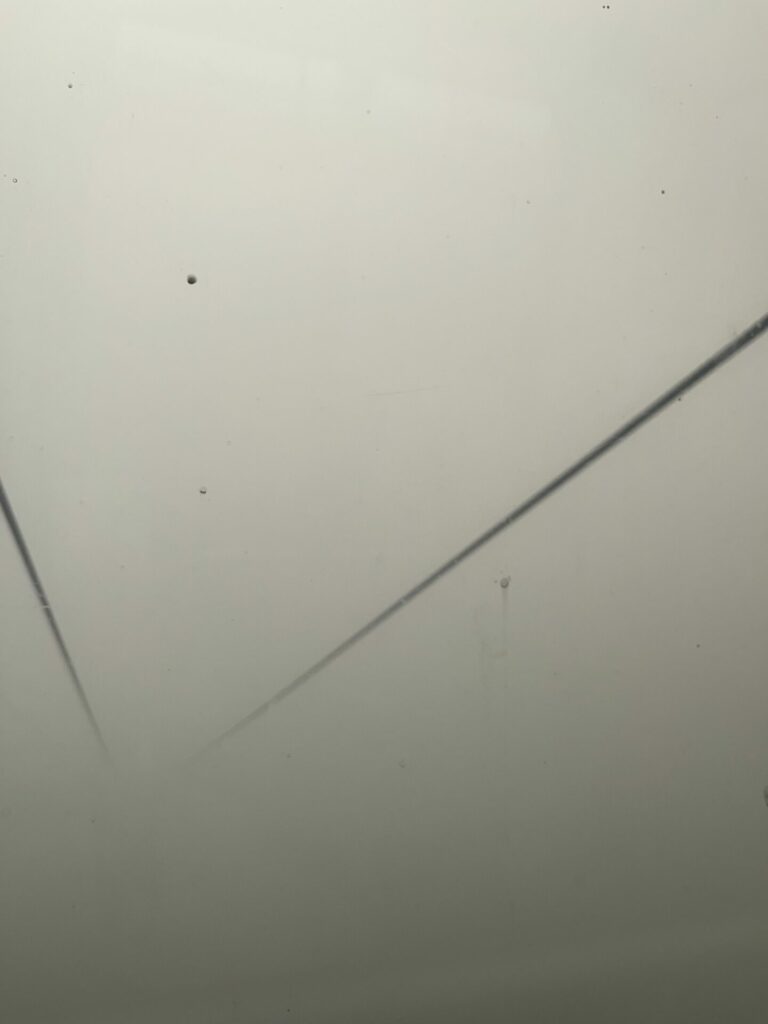 mist, geen mount fuji