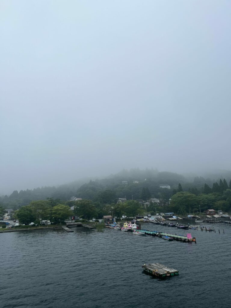 Ashi meer, hakone, fuji