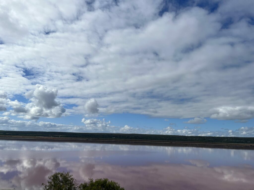 Hutt lagoon west-Australië