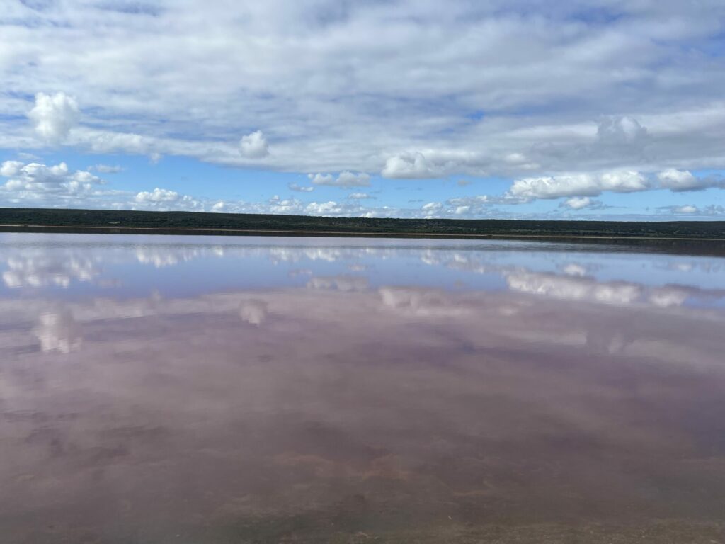 Hutt lagoon west-Australië