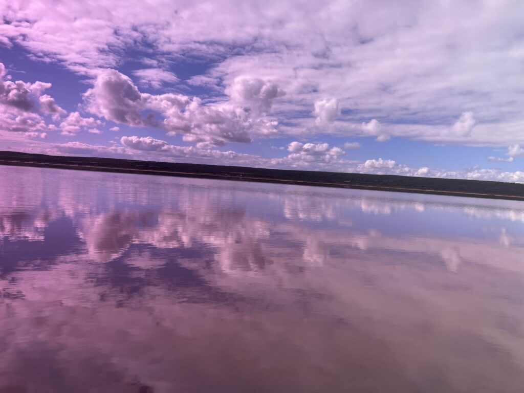 Hutt lagoon west-Australië