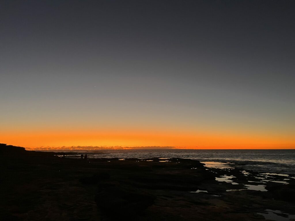 Zonderondergang in West-Australië