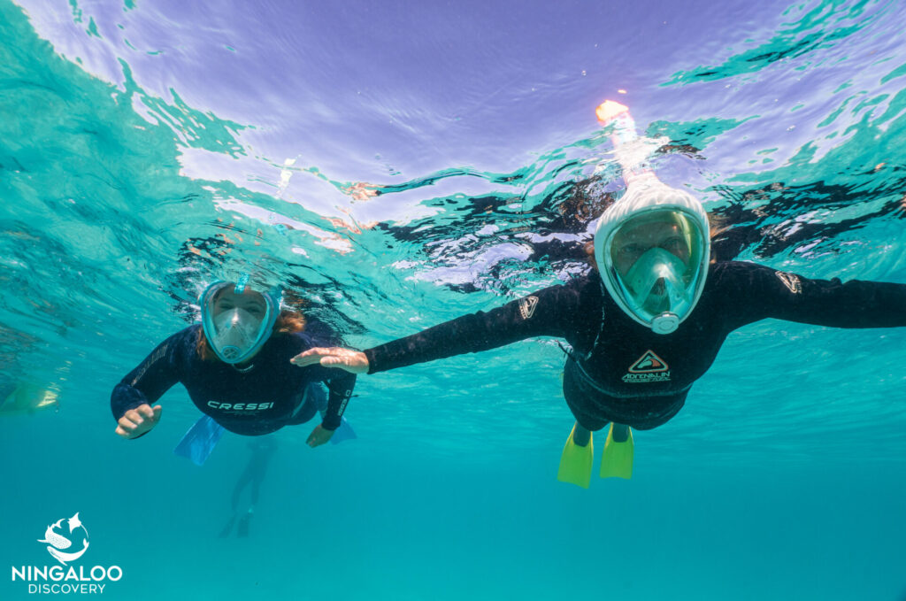 snorkelen met moeder