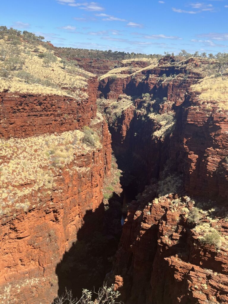 Hancock gorge uitzicht
