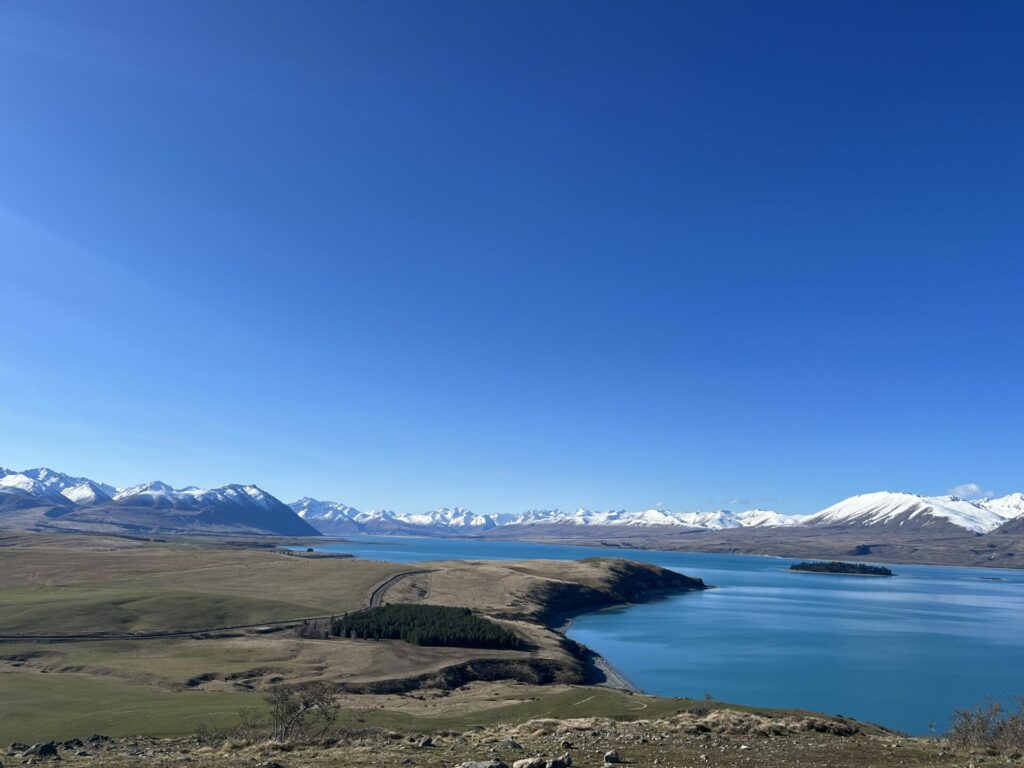 Lake tekapo, nieuw-zeeland