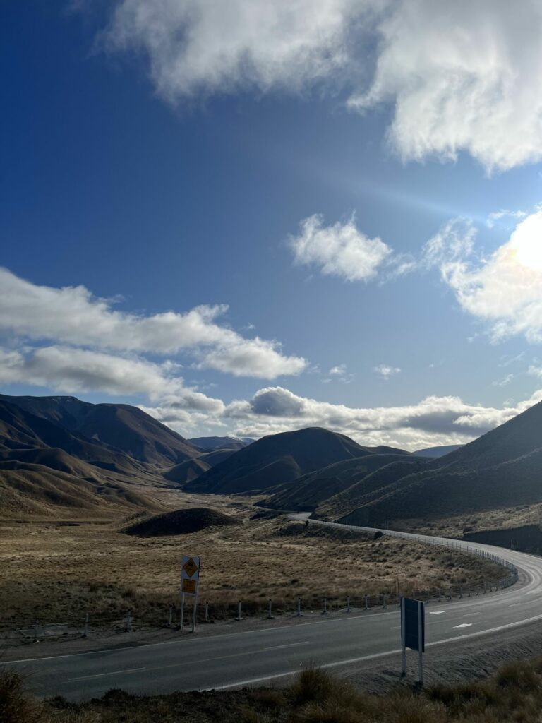 Lindis Pas vanuit Queenstown naar Mount Cook