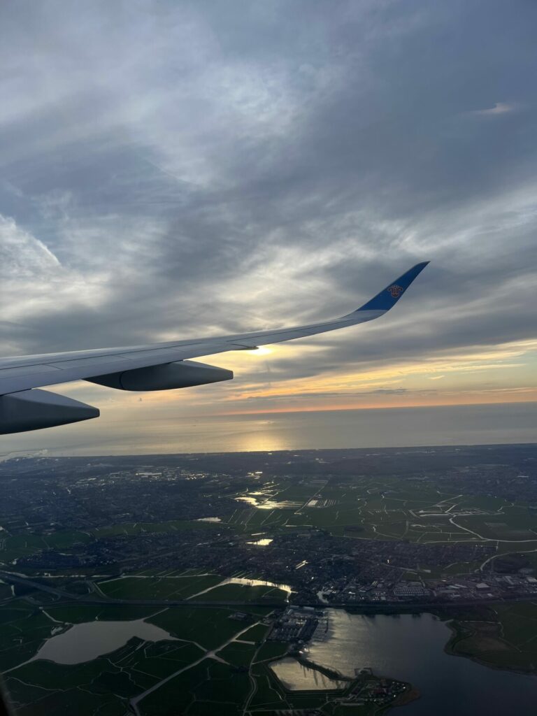 onderweg terug naar Nederland