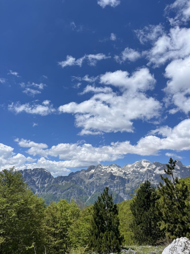 uitzicht tijdens wandeling