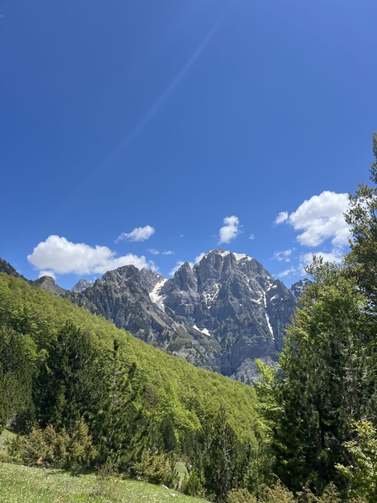 uitzicht tijdens wandeling