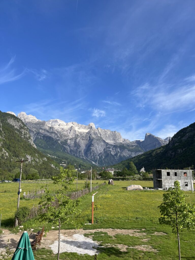 view from guesthouse theth