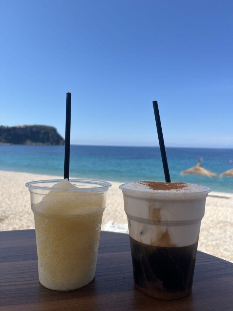 koffie en slushpuppy