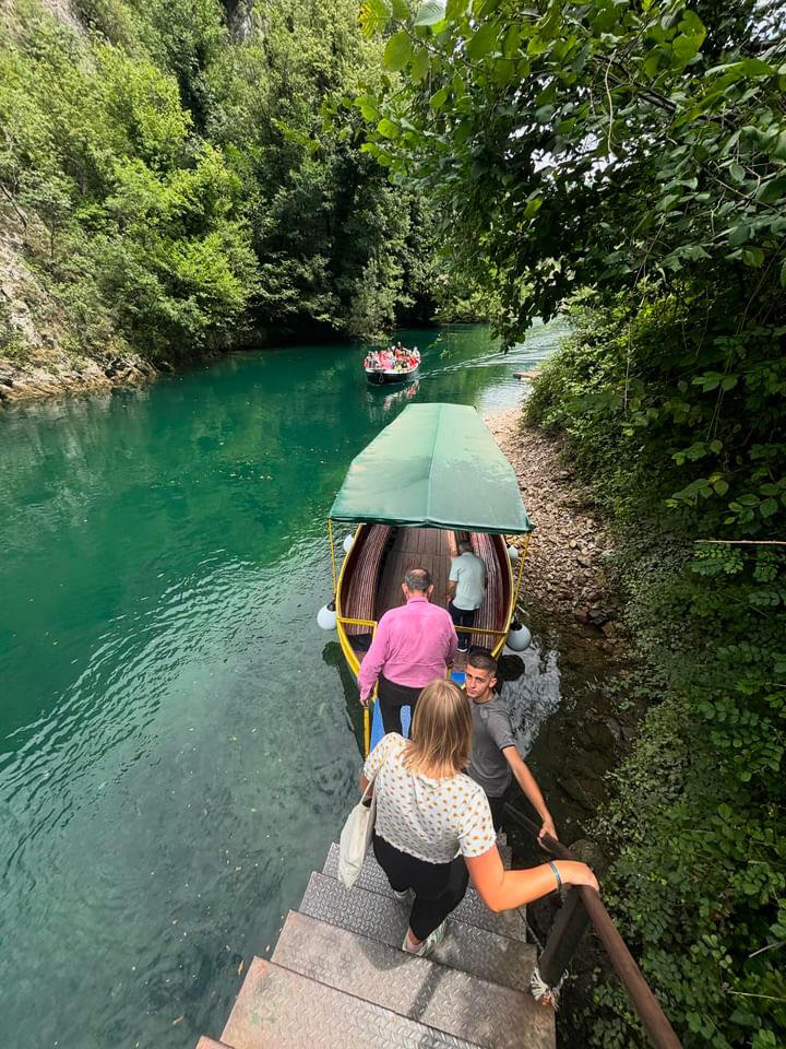 ik in de matkakloof, noord-macedonië
