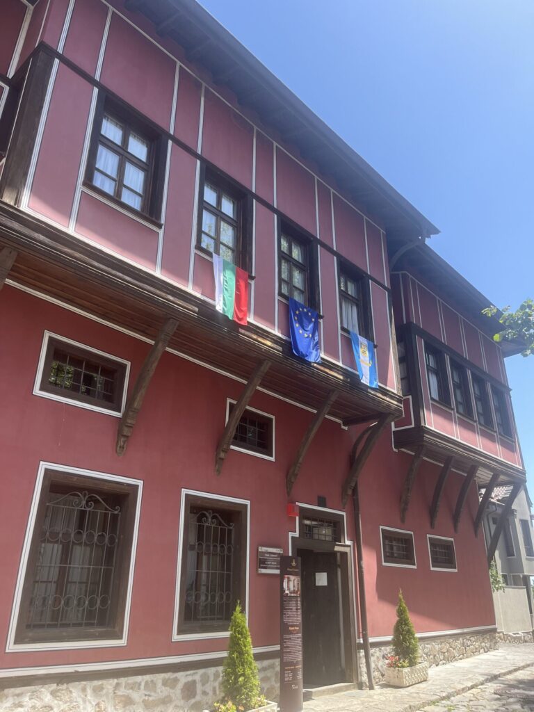 traditioneel huis in plovdiv, bulgarije