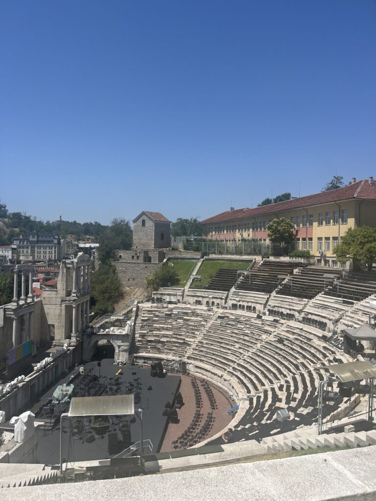 romeins theater in plovdiv, bulgarije