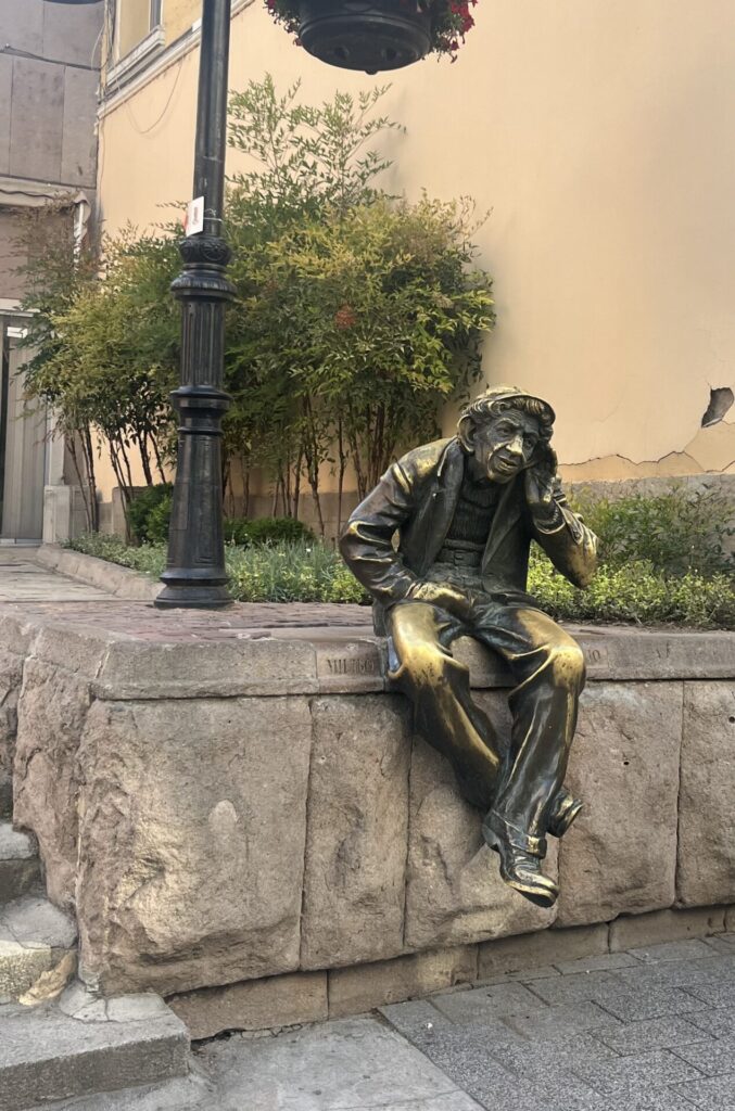 Milyo standbeeld in plovdiv