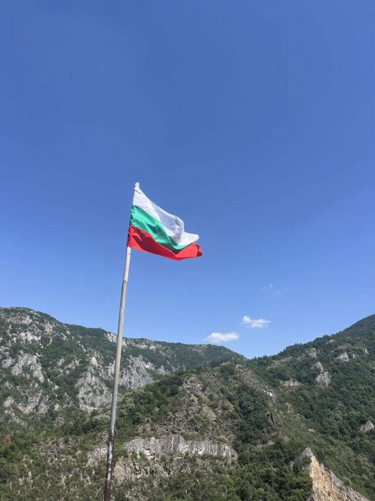 Bulgaarse vlag bij Asen's fort