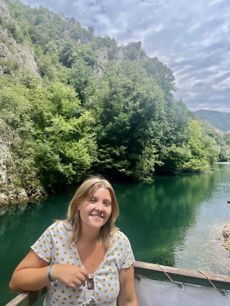 ik in matkakloof, noord-macedonië