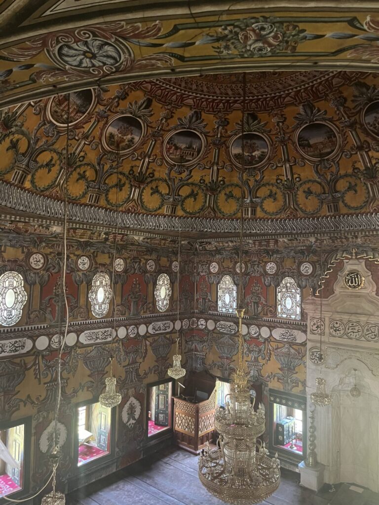 Geschilderde moskee, noord-macedonië