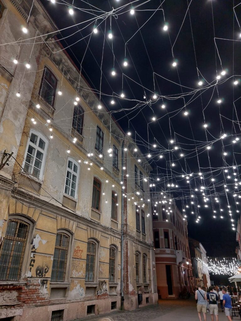 Timişoara centrum avond