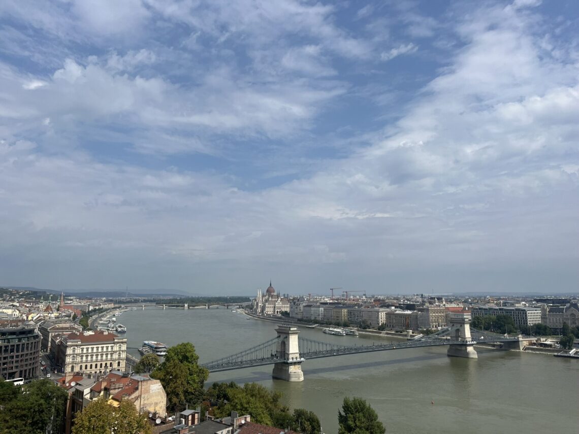 uitzicht over boedapest