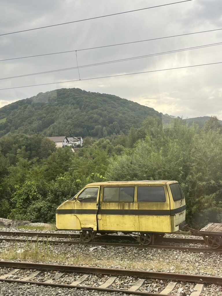 bus onderweg naar Moldavië