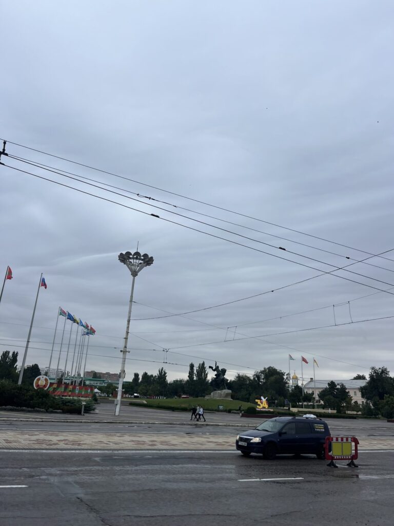 Tiraspol vanuit de bus